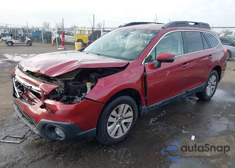 2016 Subaru Outback 2.5I Premium z USA, uszkodzony, nr VIN 4S4BSAFC7G3278098
